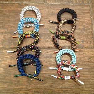10 Rastaclat Bracelet Bundle Wristabands Shoelace
